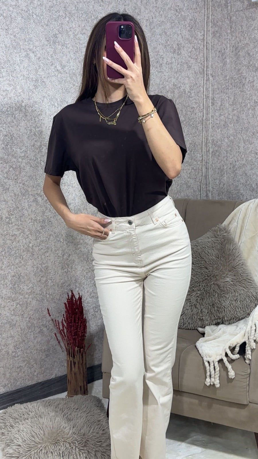 Beyaz Basic T-Shirt