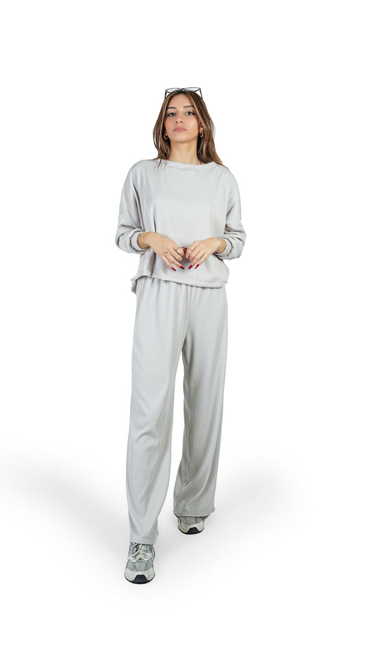 Gri Pantolon Takımı