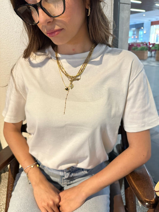 Beyaz Basic T-Shirt