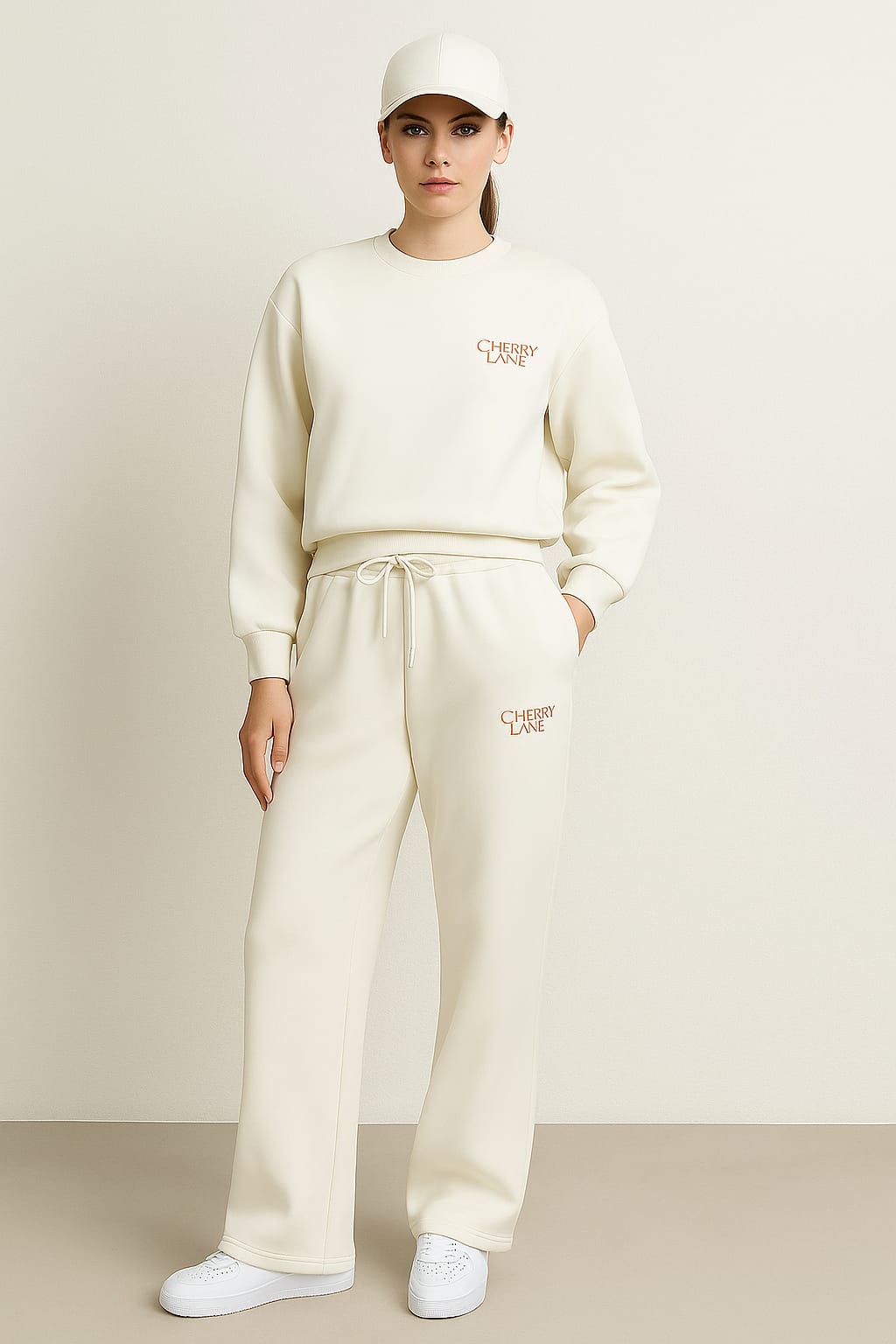 Kadın Oversize Sweatshirt Efoşman Takımı Günlük Spor Şık