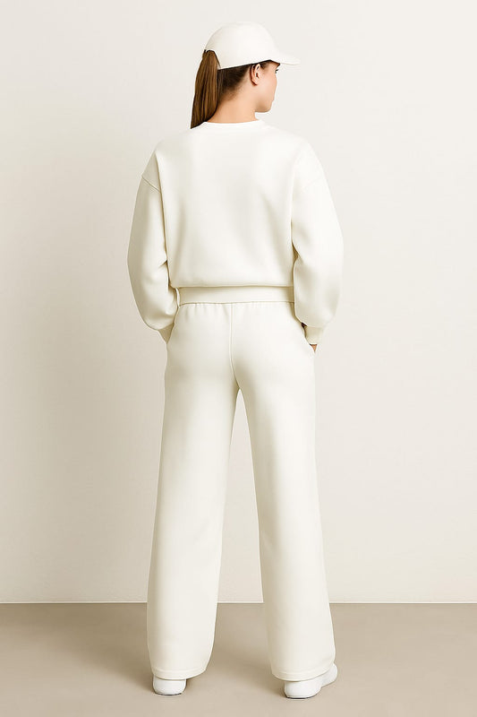 Kadın Oversize Sweatshirt Efoşman Takımı Günlük Spor Şık